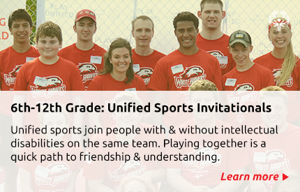 Link to Unified Sports Invitationals webpage